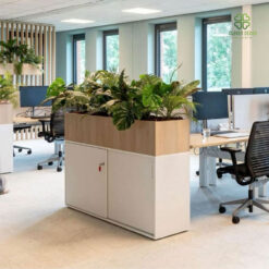 Mau bon cay gia, hop cay gia trang tri khong gian van phong dep me ly