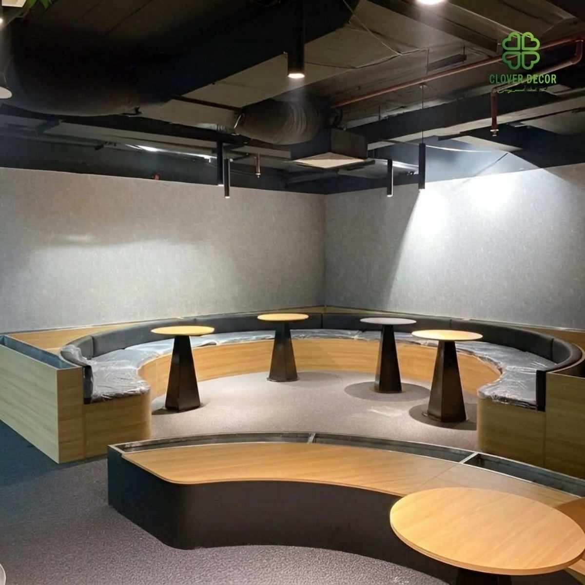 Thi cong buc cay gia nha hang tai Hai Phong trang tri dep mat 3