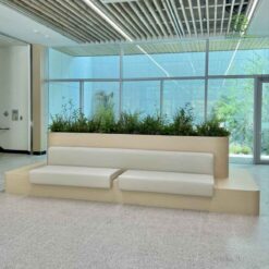 Thi cong buc cay gia trang tri quan tra sua dep nhu that tai Ha Noi (1)