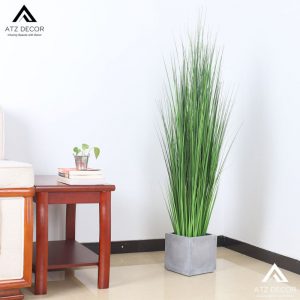 Cây cỏ lau giả mang nét độc đáo vào từng không gian
