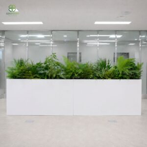 Thi công hộc cây giả trang trí văn phòng Ninh Bình